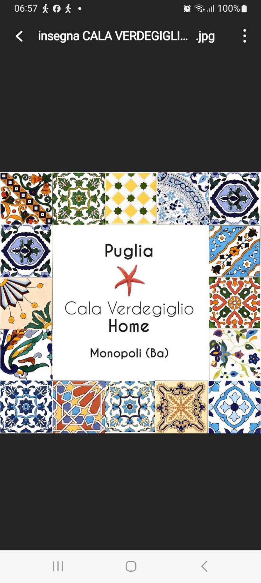Cala Verdegiglio Home مونوبولي المظهر الخارجي الصورة